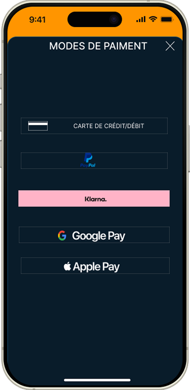 Écran de paiement Amazon redesign en mode nuit